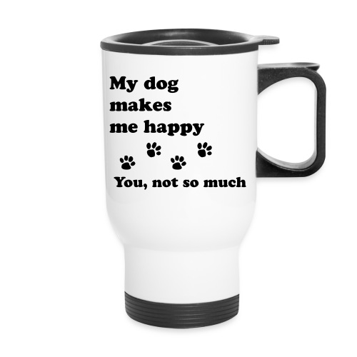 love dog 2 - Travel Mug with Handle