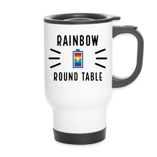 Rainbow Roundtable 50th Anniversary Celebration - 14 oz Travel Mug with Handle