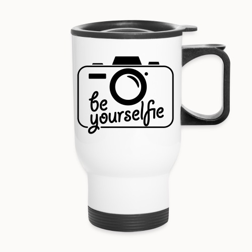Be Yourselfie Camera iPhone 7/8 Rubber Case - Travel Mug with Handle