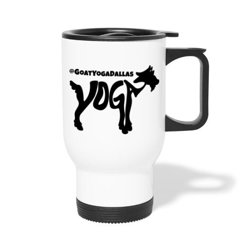 Goat Yoga Dallas - Travel Mug with Handle