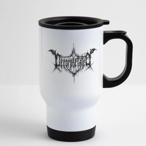 Decorpsetated Logo Black - 14 oz Travel Mug with Handle