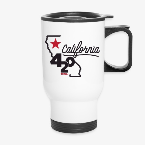 California 420 - Travel Mug with Handle
