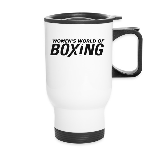 WWB Black Logo png - 14 oz Travel Mug with Handle