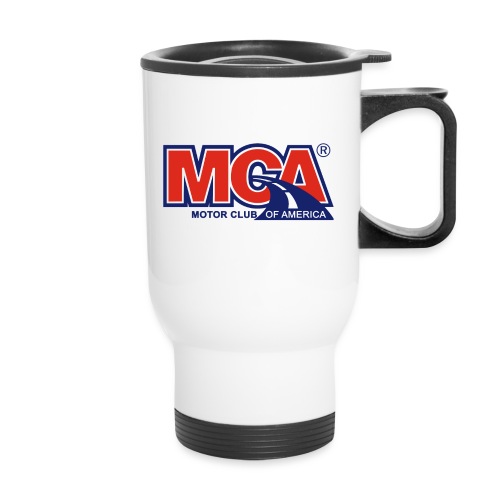 MCA_Logo_WBG_Transparent - Travel Mug with Handle