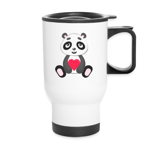 Sweetheart Panda - Travel Mug with Handle