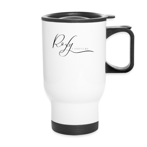 Roxy Coiffure - 14 oz Travel Mug with Handle