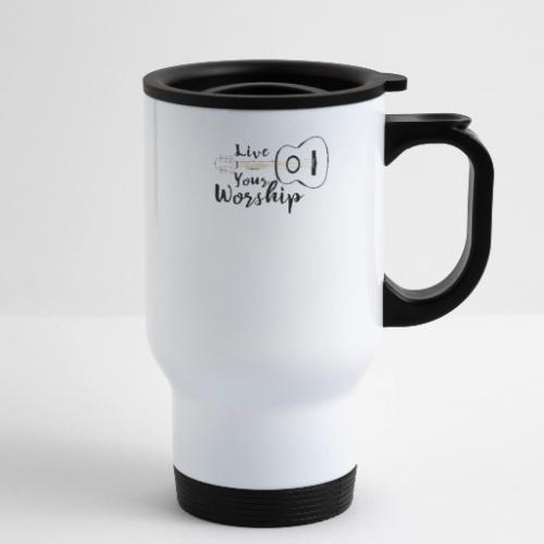 Live Your Worship - 14 oz Travel Mug with Handle