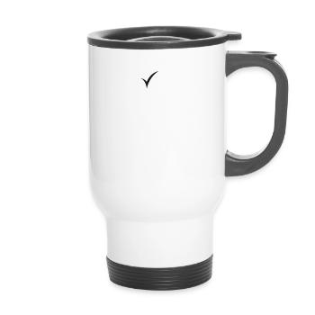 Women's Rights Vote We're Ruthless Human And Women - 14 oz Travel Mug with Handle - white - Front