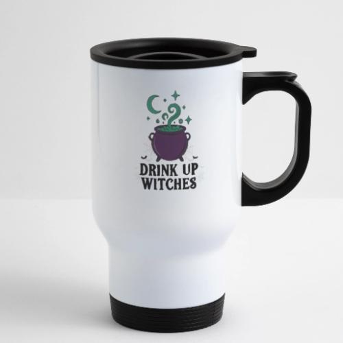 Drink Up Witches t-shirt - 14 oz Travel Mug with Handle