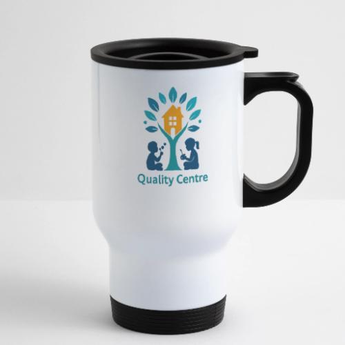 Quality Learning Center on Slim Fit Rib Women's - 14 oz Travel Mug with Handle