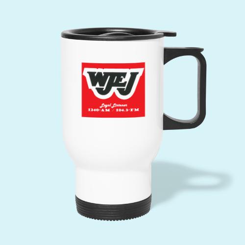 WJEJ Loyal Listener Red / Black - Travel Mug with Handle