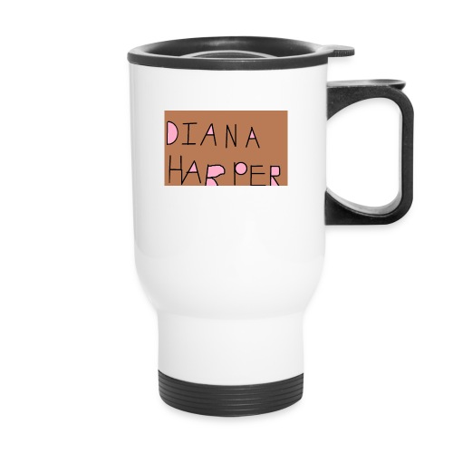 Diana Harper - 14 oz Travel Mug with Handle