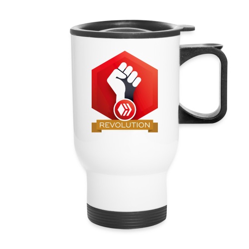 Hive Revolution Banner - Travel Mug with Handle
