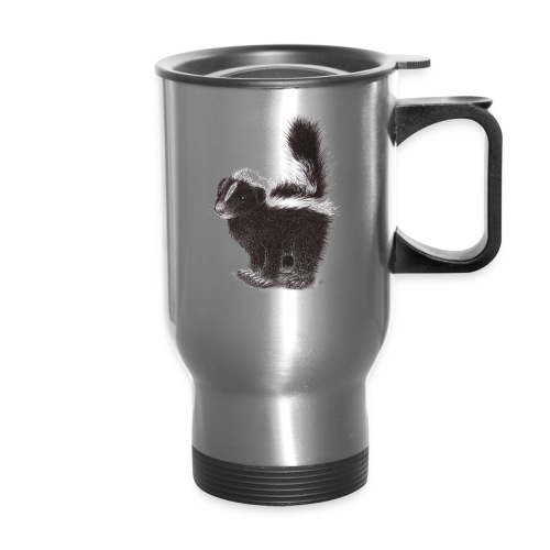 Cool cute funny Skunk - Travel Mug with Handle