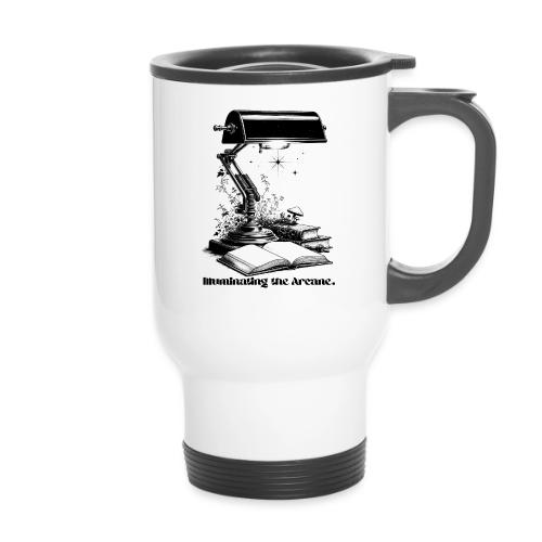 Dark Academia T-Shirt, Mug, & Poster - 14 oz Travel Mug with Handle
