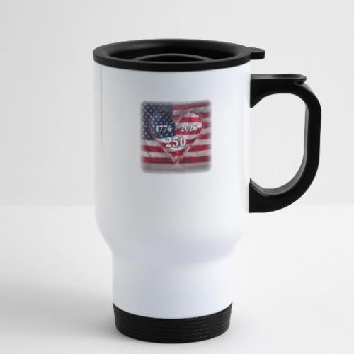 1776-2026 | 250 Years USA - 14 oz Travel Mug with Handle