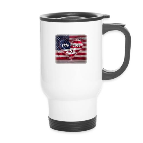 1776-2026 | 250 Years USA - 14 oz Travel Mug with Handle