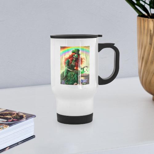 Fiona Undead Angel Leprechaun Queen #DFZ-007B - 14 oz Travel Mug with Handle