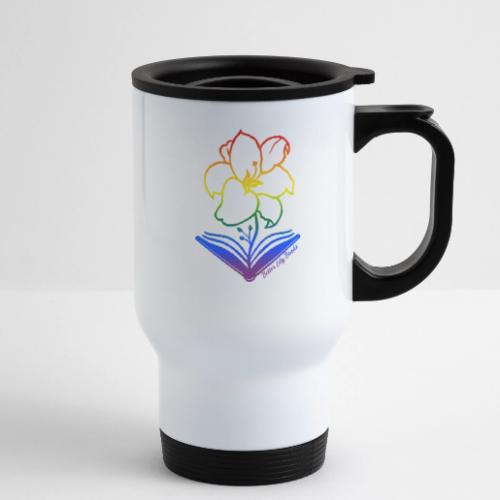 Bitter Lily Books - Pride - 14 oz Travel Mug with Handle