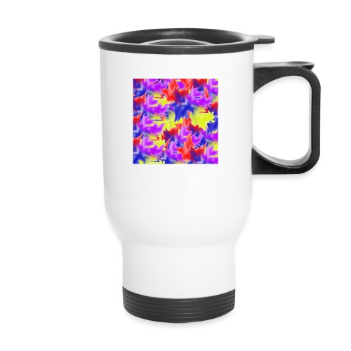 A Splash of Colour - 14 oz Travel Mug with Handle