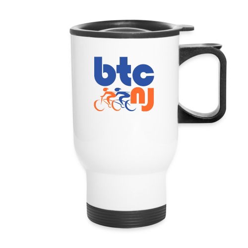 BTCNJ Logo Gear - Travel Mug with Handle