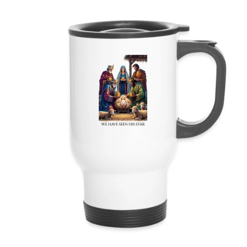 Three Wise Men T-Shirt - 14 oz Travel Mug with Handle
