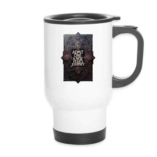 Art Deco VIP Pass T-Shirt - 14 oz Travel Mug with Handle
