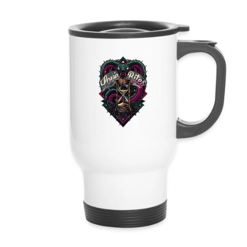 Love Bites (Literally) T-Shirt - 14 oz Travel Mug with Handle