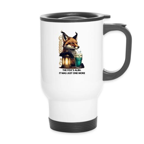 Sly Fox One More Round Tee - 14 oz Travel Mug with Handle