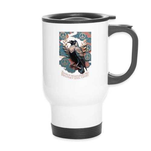 Raven Tantrum Mediator T Shirt - 14 oz Travel Mug with Handle