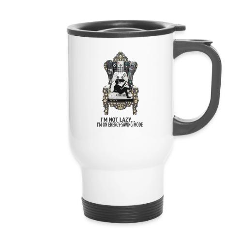 Remote Throne Procrastinator T Shirt, Dad Gift - 14 oz Travel Mug with Handle