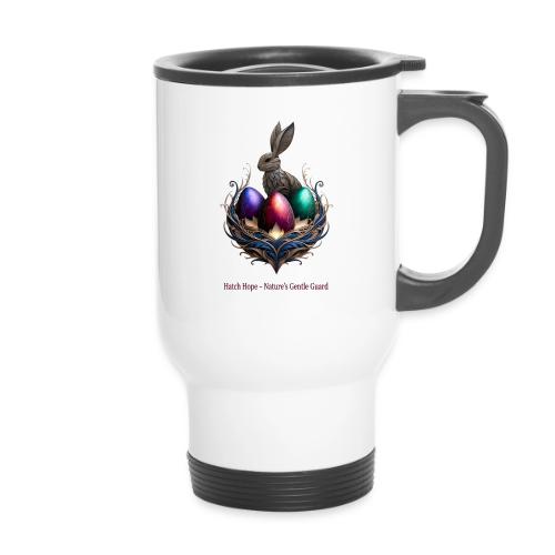 Easter Hatch Hope Nest Guardian T Shirt, Gift - 14 oz Travel Mug with Handle