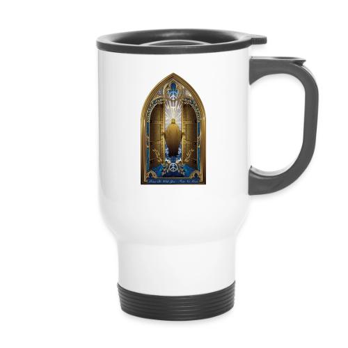 Easter Peace Be With You Locked Doors T Shirt,Gift - 14 oz Travel Mug with Handle