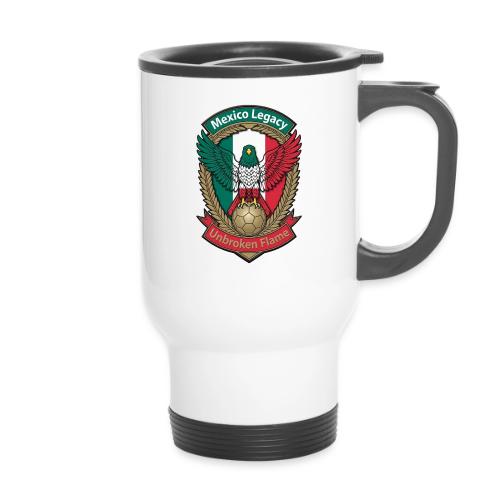 Mexico Eagle Legacy T-Shirt, Mexican Pride Gift - 14 oz Travel Mug with Handle