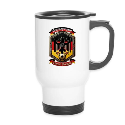 Germany Eagle Power T-Shirt, Flag Pride Gift - 14 oz Travel Mug with Handle