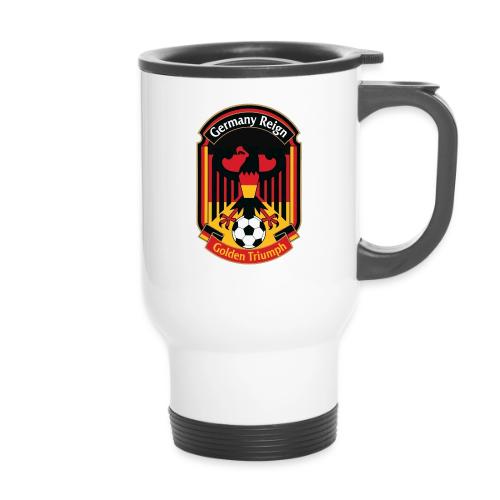 Germany Eagle Reign T-Shirt, German Flag Gift - 14 oz Travel Mug with Handle