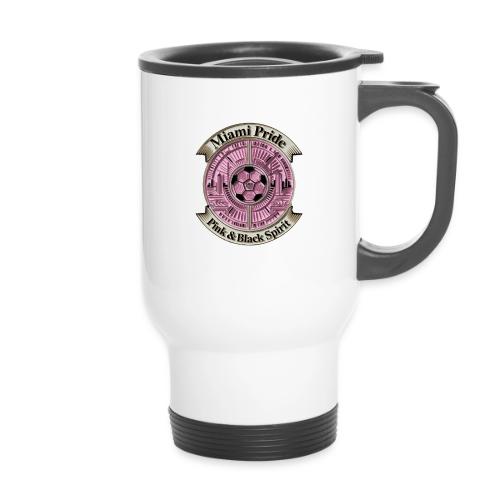 Miami Pride T Shirt, Soccer City Pride Gift - 14 oz Travel Mug with Handle