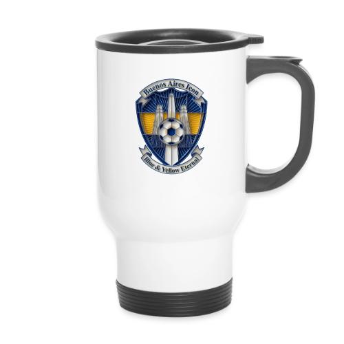 Buenos Aires Icon T Shirt, Soccer City Pride Gift - 14 oz Travel Mug with Handle
