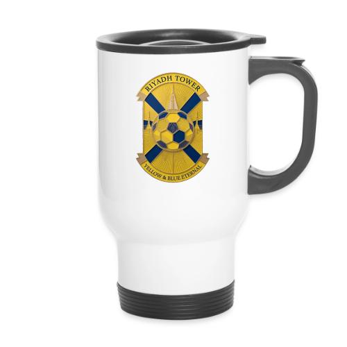 Riyadh Tower T Shirt, Football City Pride Gift - 14 oz Travel Mug with Handle