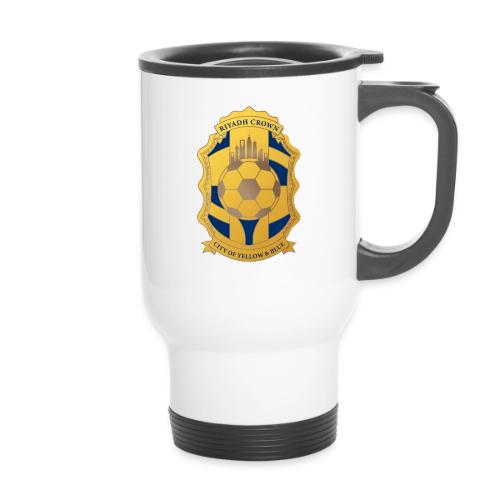 Riyadh Crown T Shirt, Modern Desert Pride Gift - 14 oz Travel Mug with Handle
