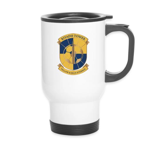 Riyadh Tower Premium T Shirt, Football Pride Gift - 14 oz Travel Mug with Handle