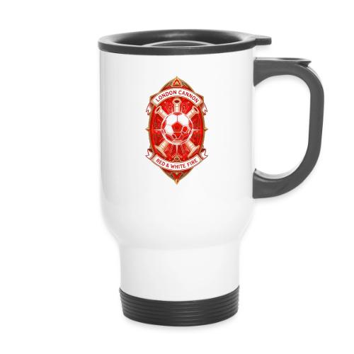 Red London Cannon T Shirt,Football City Pride Gift - 14 oz Travel Mug with Handle