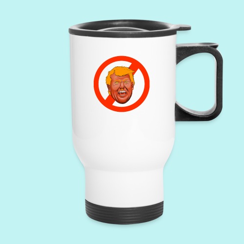 Dump Trump - 14 oz Travel Mug with Handle