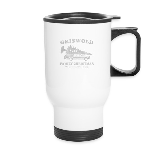 Vintage Griswold Family Christmas - 14 oz Travel Mug with Handle