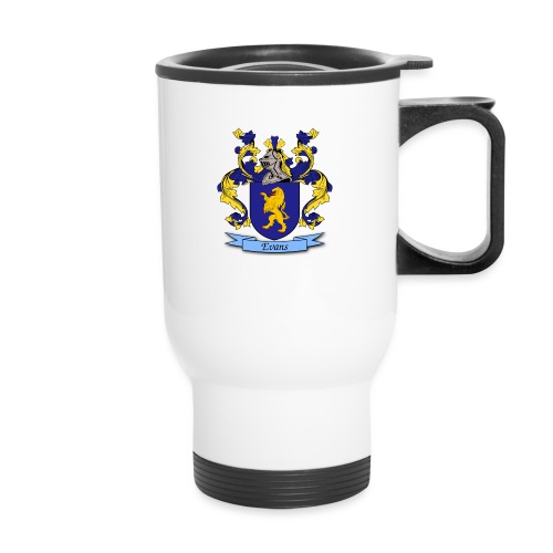 Evans Family Crest - Travel Mug with Handle