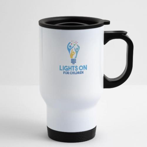 Lights On For Children - 14 oz Travel Mug with Handle