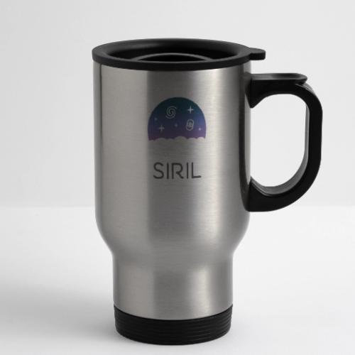 Siril logo 2021 - 14 oz Travel Mug with Handle