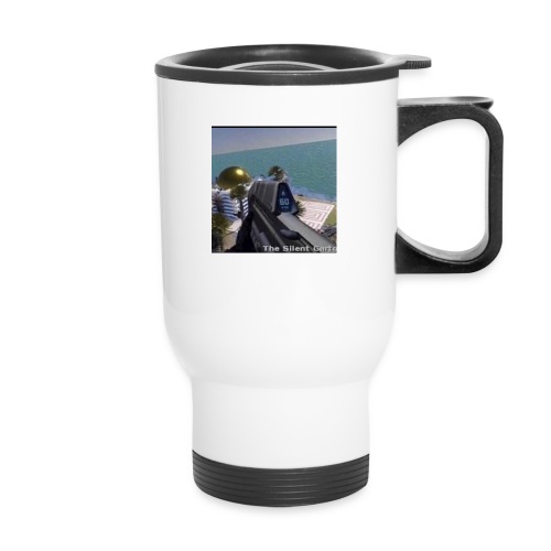 Action Hero - 14 oz Travel Mug with Handle