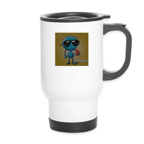 Being Mrs. S #Smoon - 14 oz Travel Mug with Handle