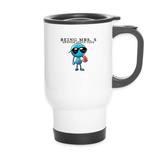 Being Mrs. S_Middle_Denver Since 2020 - 14 oz Travel Mug with Handle